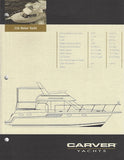 Carver 326 Aft Cabin Specification Brochure