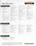Carver 400 Cockpit Motor Yacht Specification Brochure