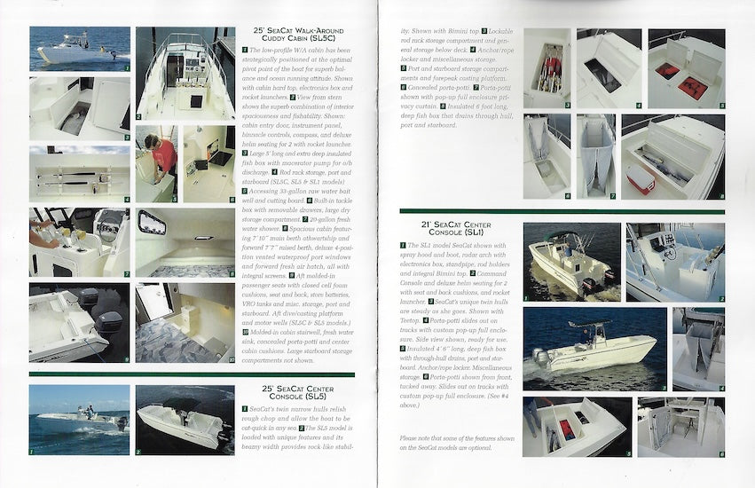 Sea Cat 1996 Brochure Package
