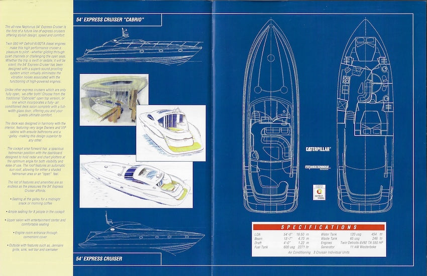 Neptunus 54 Express Cruiser Brochure