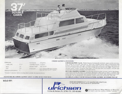 Ulrichsen 37 Double Cabin Brochure
