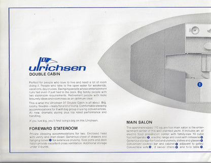 Ulrichsen 37 Double Cabin Brochure