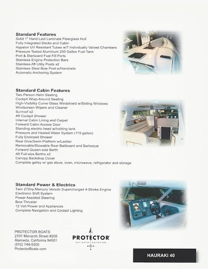 Rayglass Protector Hauraki 40 Brochure