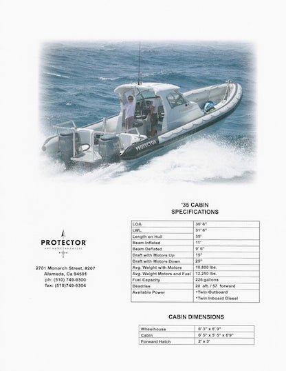 Rayglass Protector Targa 35 Brochure