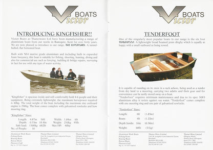 Thanet-Ware Victor Boats Brochure