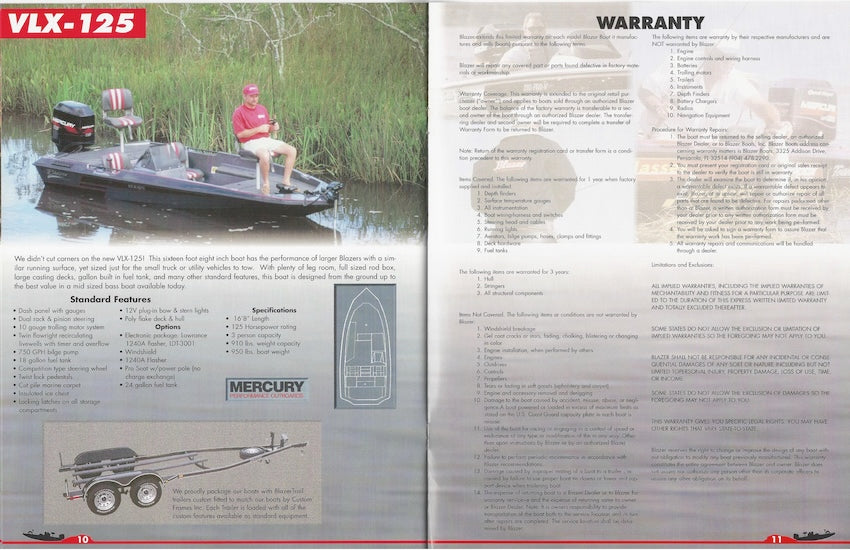 Blazer 1998 Brochure
