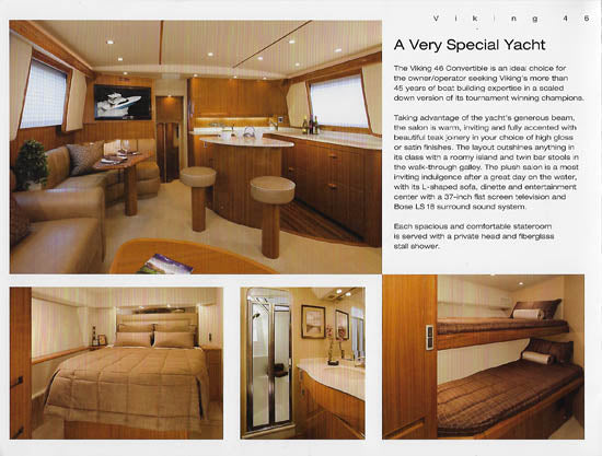 Viking 46 Convertible Brochure