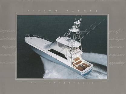 Viking 74 Convertible Brochure