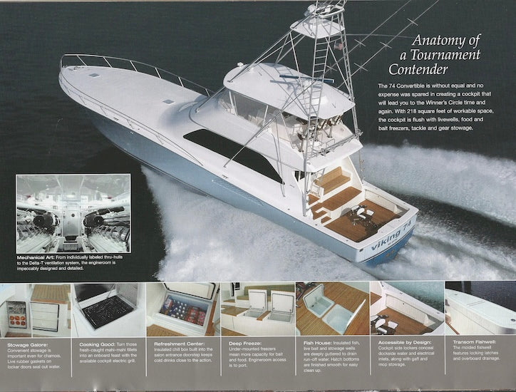 Viking 74 Convertible Brochure