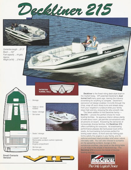 VIP Deckliner 215  Brochure
