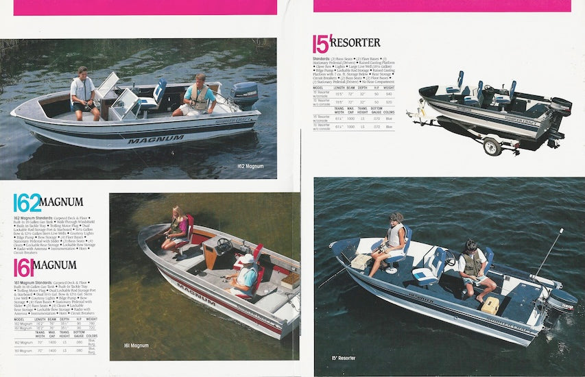 Smoker Craft 1991 Poster Brochure