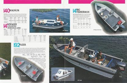 Smoker Craft 1991 Poster Brochure