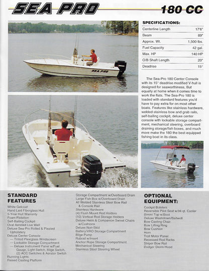Sea Pro 1994 Brochure