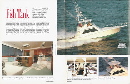 Viking 50 Convertible Power & Motoryacht Magazine Reprint Brochure