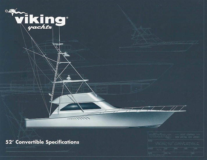 Viking 52 Convertible Specification Brochure