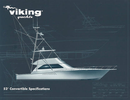 Viking 52 Convertible Specification Brochure