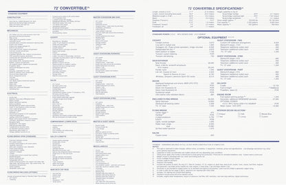 Viking 72 Convertible Specification Brochure