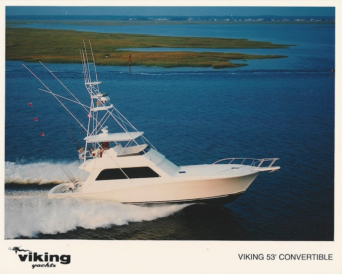 Viking 53 Convertible Glossy Photo