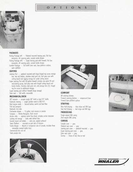 Boston Whaler Outrage 21 Brochure