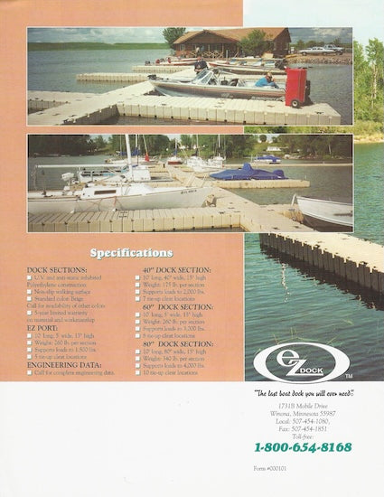 EZ Dock Brochure