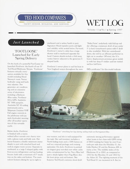 Hood / Little Harbor Wet Log Newsletter - Spring 1997