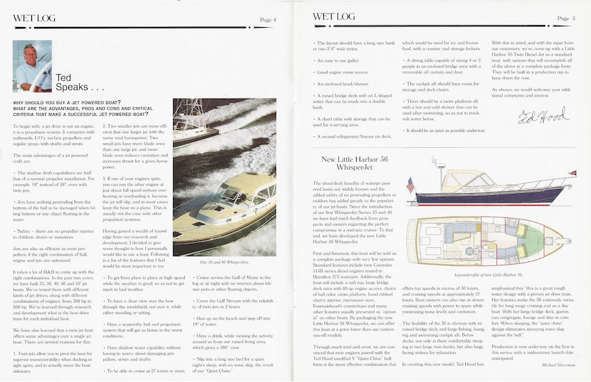 Hood / Little Harbor Wet Log Newsletter - Spring 1997