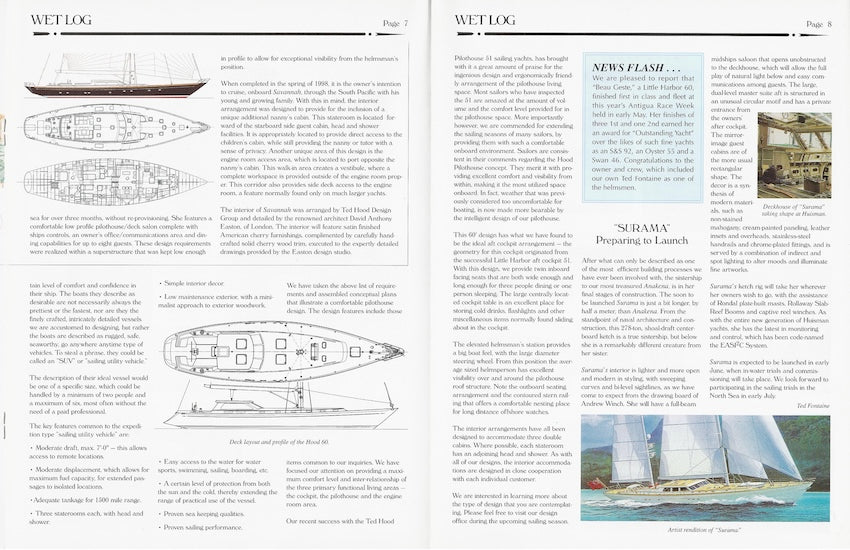 Hood / Little Harbor Wet Log Newsletter - Spring 1997