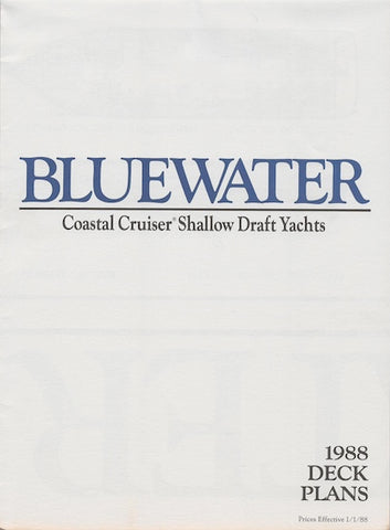 Bluewater 1988 Poster Brochure
