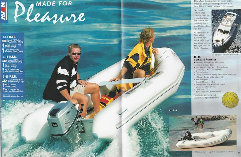 Avon 1999 Brochure