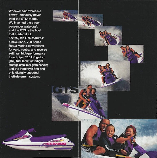 Sea Doo 1997 Mini Watercraft Brochure