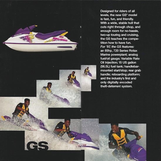 Sea Doo 1997 Mini Watercraft Brochure