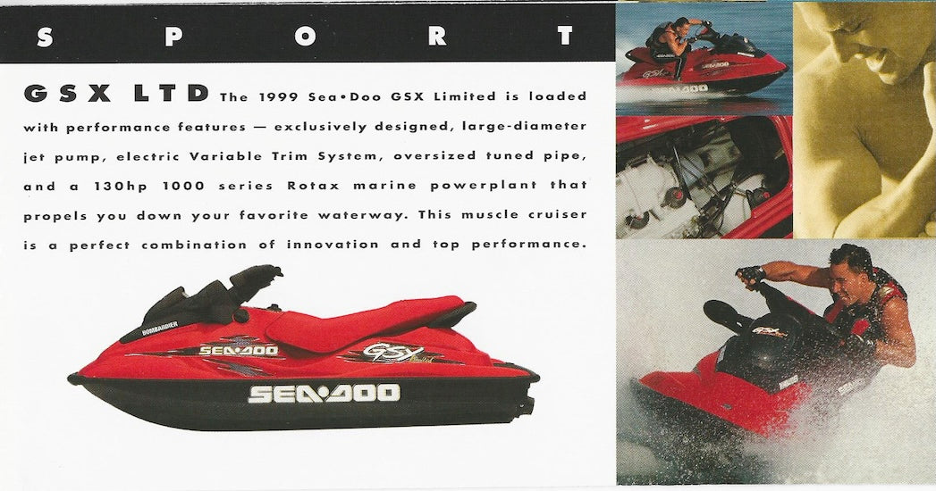 Sea Doo 1999 Mini Watercraft Brochure
