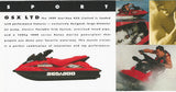 Sea Doo 1999 Mini Watercraft Brochure