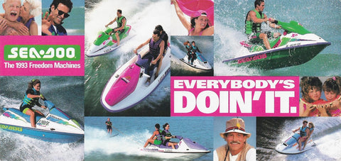 Sea Doo 1993 Mini Watercraft Brochure