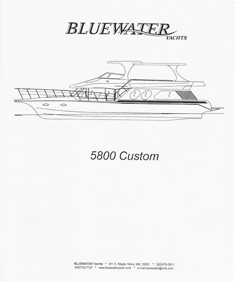 Bluewater 5800 Custom Specification Brochure