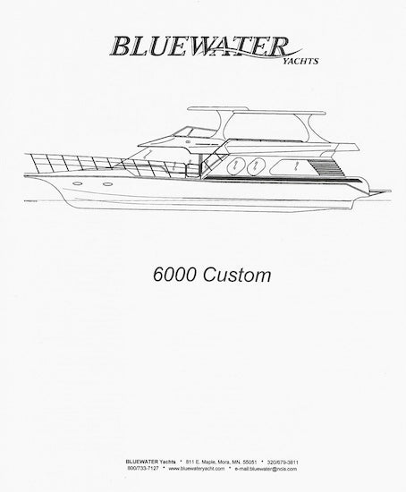 Bluewater 6000 Custom Specification Brochure