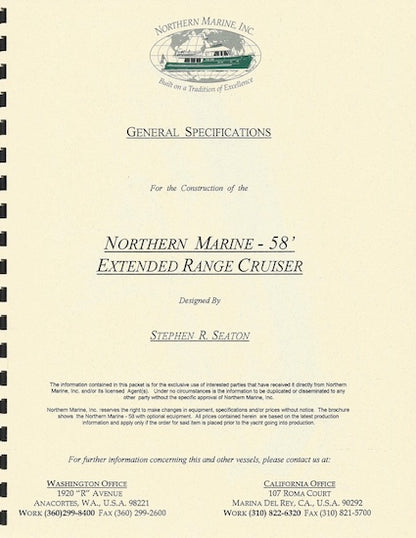 Northern Marine 58 Bound Presentation Brochure