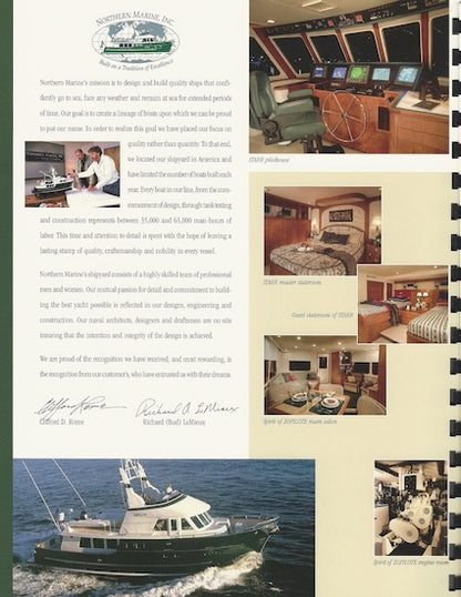 Northern Marine 64 & 75 Long Range Cruisers  Bound Presentation Brochure