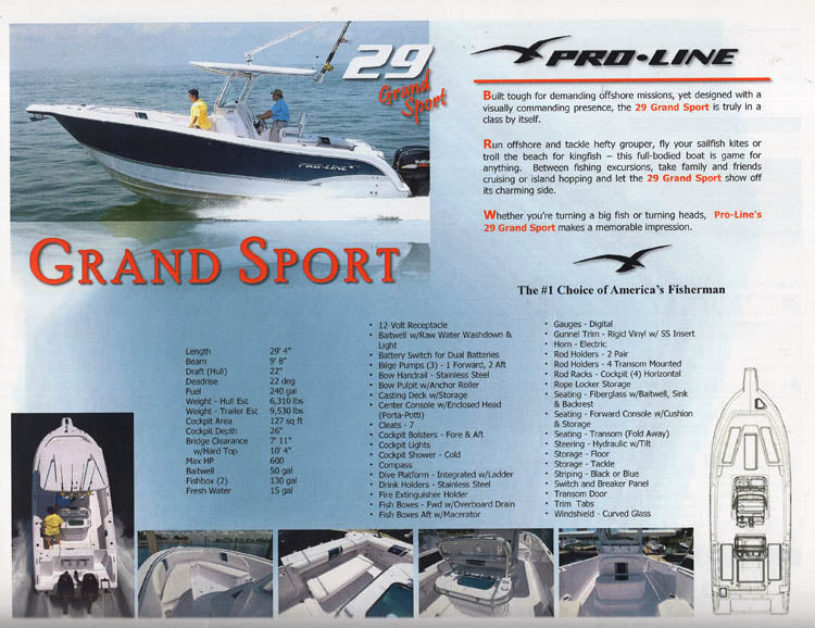 Pro Line 2011 Brochure