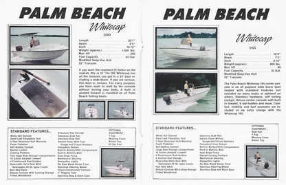 Palm Beach 1990s Fishing Brochure