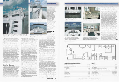 Gibson 5500 Houseboat Magazine Reprint Brochure