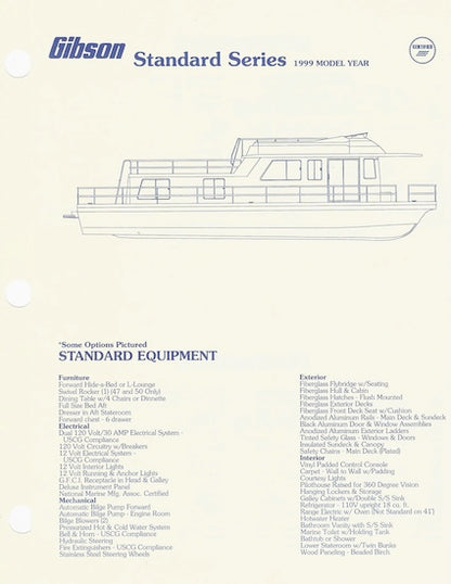 Gibson Standard Series Specification Brochure