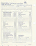 Gibson Standard Series Specification Brochure