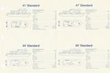 Gibson Standard Series Specification Brochure