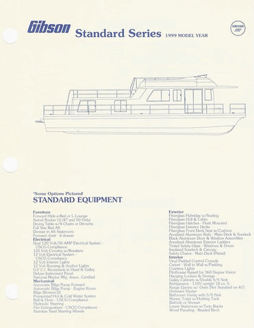 Gibson Standard Series Specification Brochure