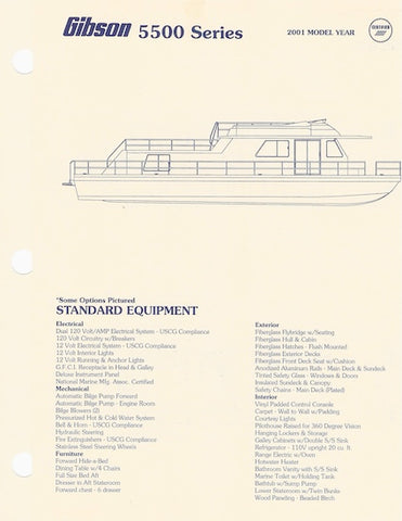 Gibson 5500 Series Specification Brochure