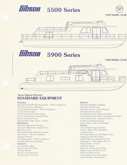 Gibson 5500 Series Specification Brochure