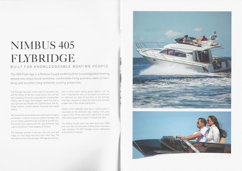 Nimbus 405 Flybridge Brochure