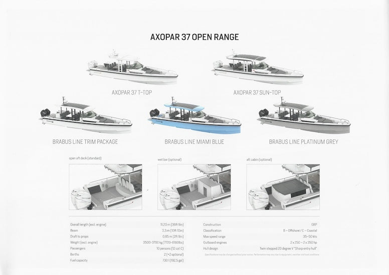 Axopar 2019 Brochure