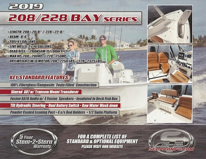 Sea Pro 208/228 Bay Brochure